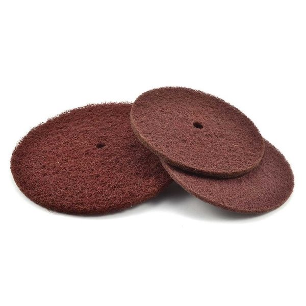 Superior Abrasives Superior Abrasives S Cond HD Satin Disc 1/2" Hole 6" Aluminum Oxide Medium 25913